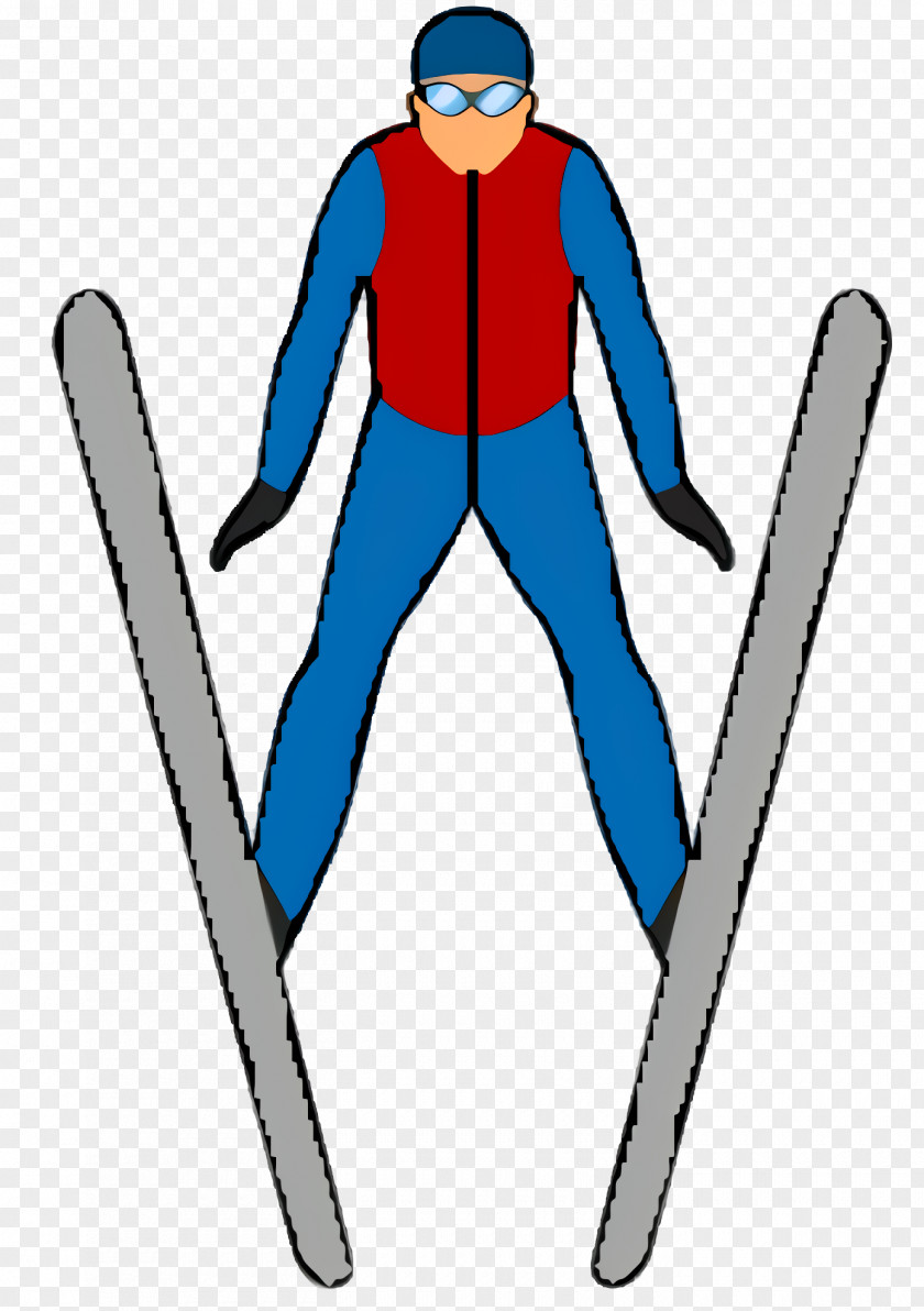 Winter Sport Nordic Combined Cartoon PNG