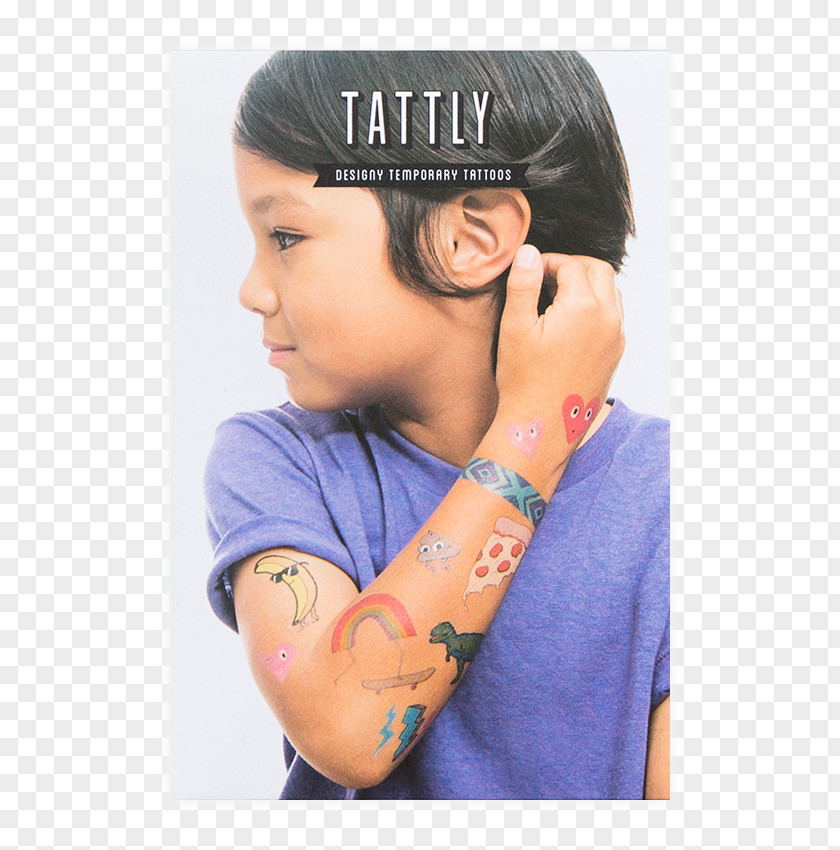 Child Tattly Tattoo Gift PNG