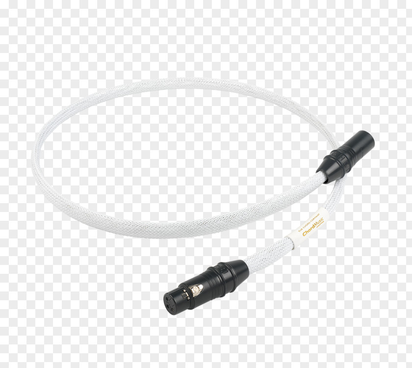 CHORD AES3 High Fidelity XLR Connector Coaxial Cable Electrical PNG