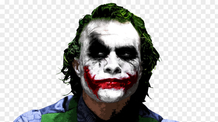 Joker Heath Ledger Batman The Dark Knight Film PNG