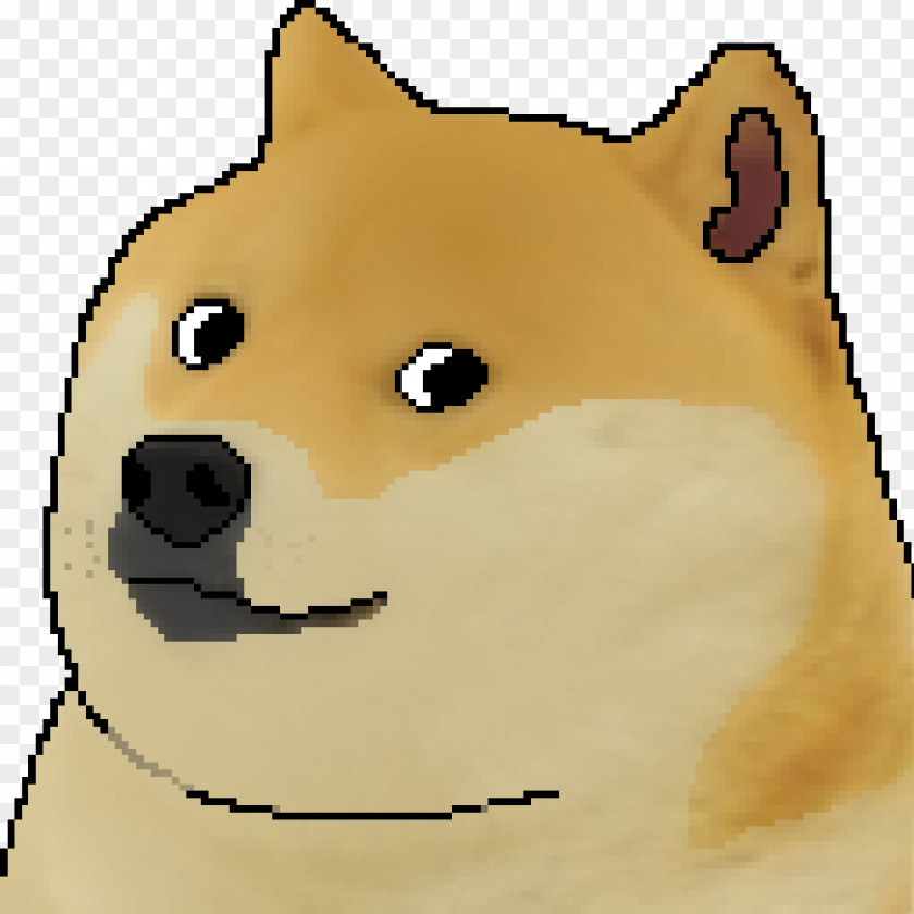Minecraft Pixel Art Doge Whiskers PNG