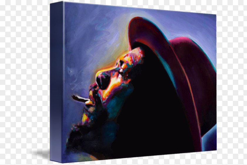 Painting Composer 'Round Midnight Jazz Canvas Print Pianist PNG