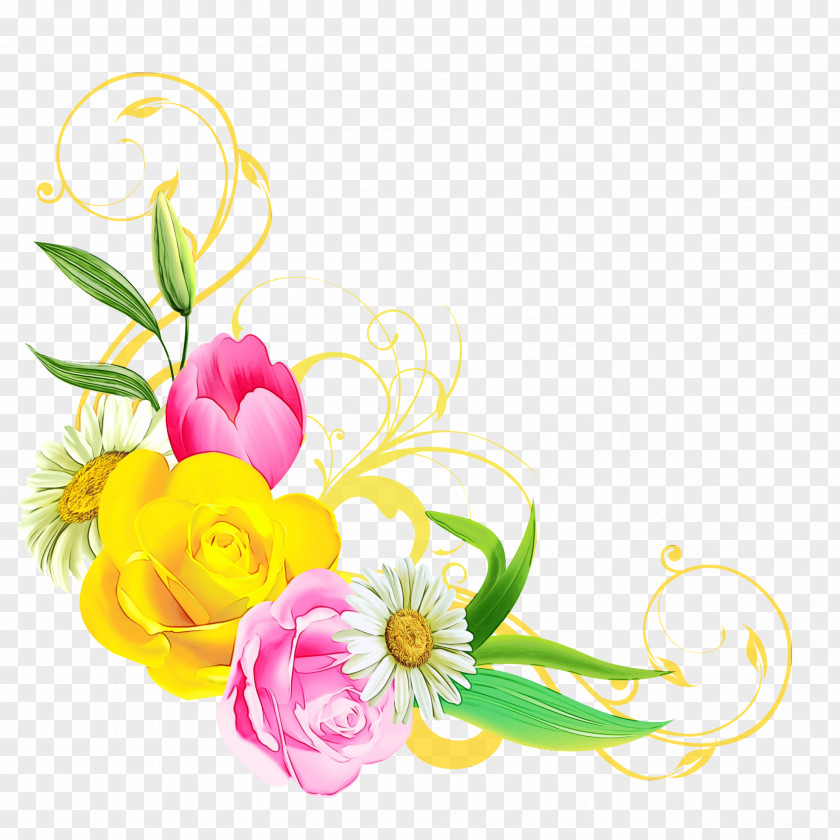 Rose Floral Design PNG