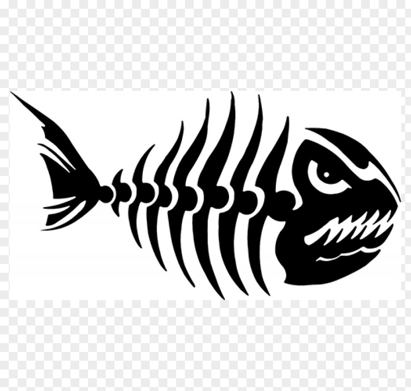 Skeleton Decal Fish Bone PNG