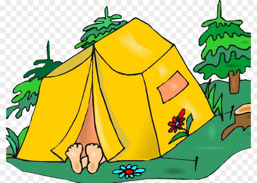 Campsite Clip Art-Holidays Tent Camping PNG