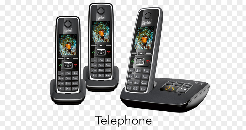 Home & Business Phones Cordless Telephone Digital Enhanced Telecommunications Gigaset C620A PNG