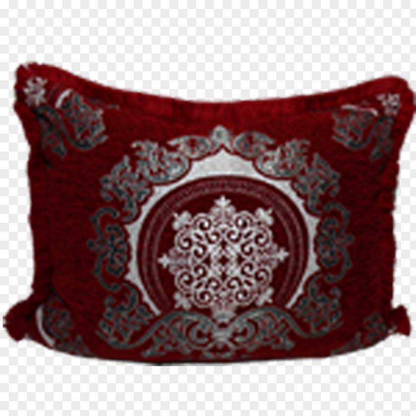 Pillow Throw Pillows Cushion Red Velvet PNG
