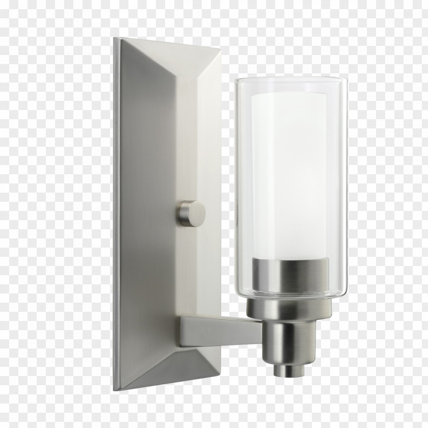 Wall Sconce Lighting Light Fixture Brushed Metal PNG