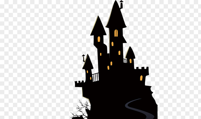 Black Castle The Satanic Witch Witchcraft Halloween Film Series Wallpaper PNG
