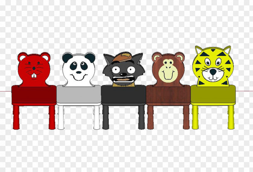Cartoon Chair Comic Pictures Table PNG