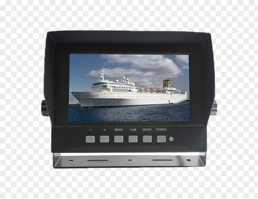 Mertens' Water Monitor Electronic Visual Display Backup Camera Electronics Inch Multimedia PNG