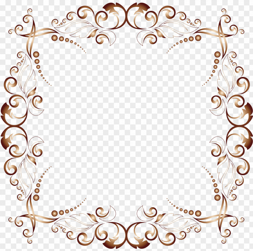 Monogram Ornament Clip Art PNG