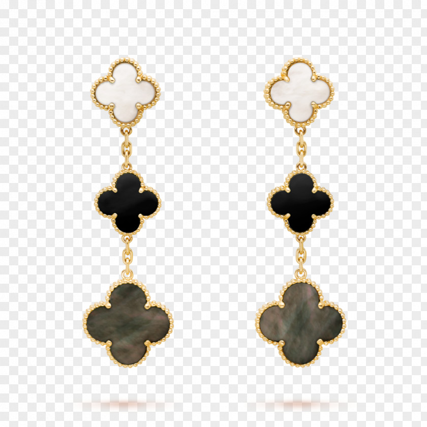 Necklace Earring Van Cleef & Arpels Jewellery Gold PNG