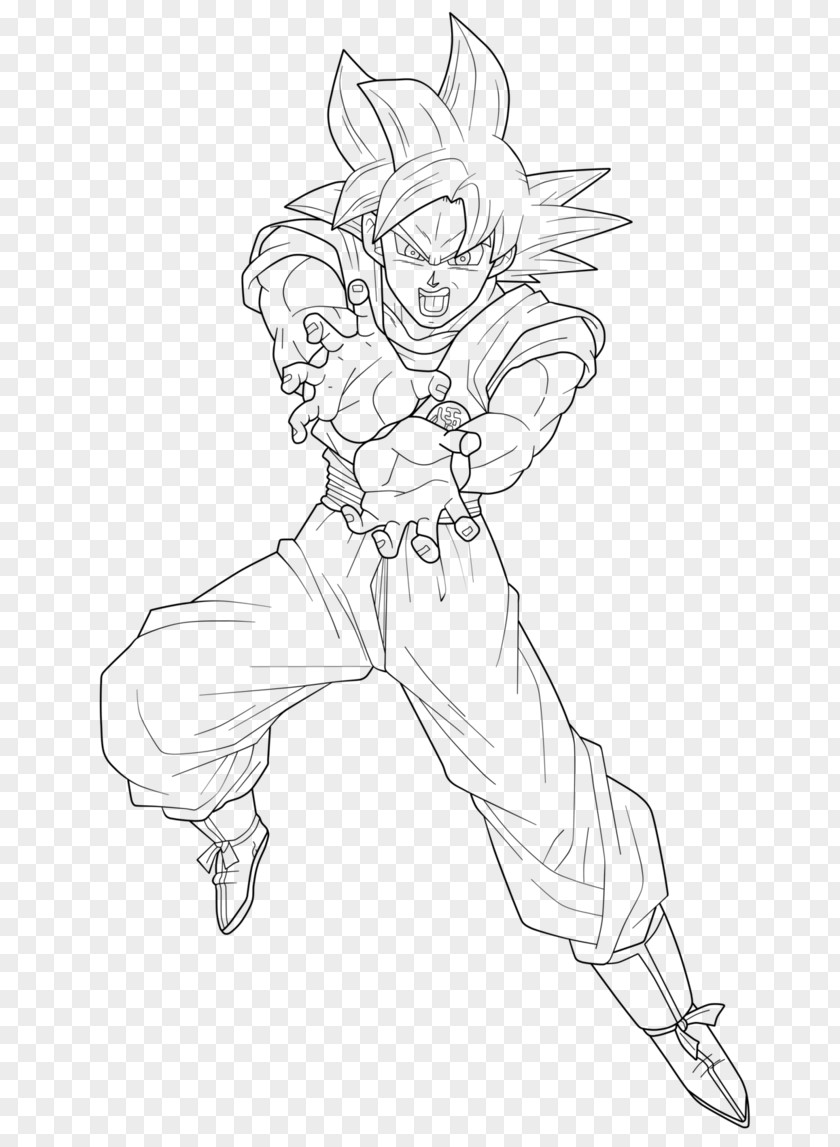 Goku Trunks Paragus Super Saiyan PNG