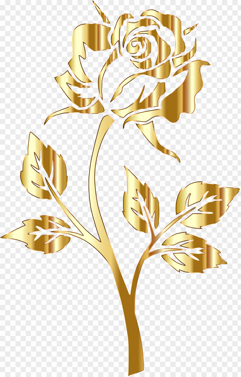 Gold Background Cliparts Golden Rose Clip Art PNG