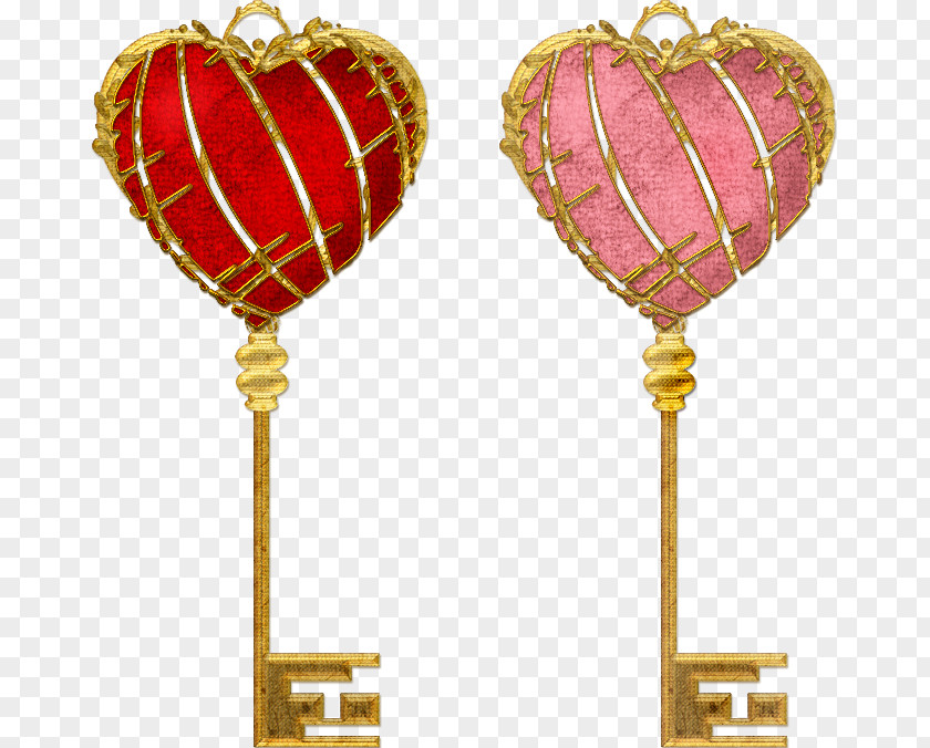Heart Key Lock Clip Art PNG