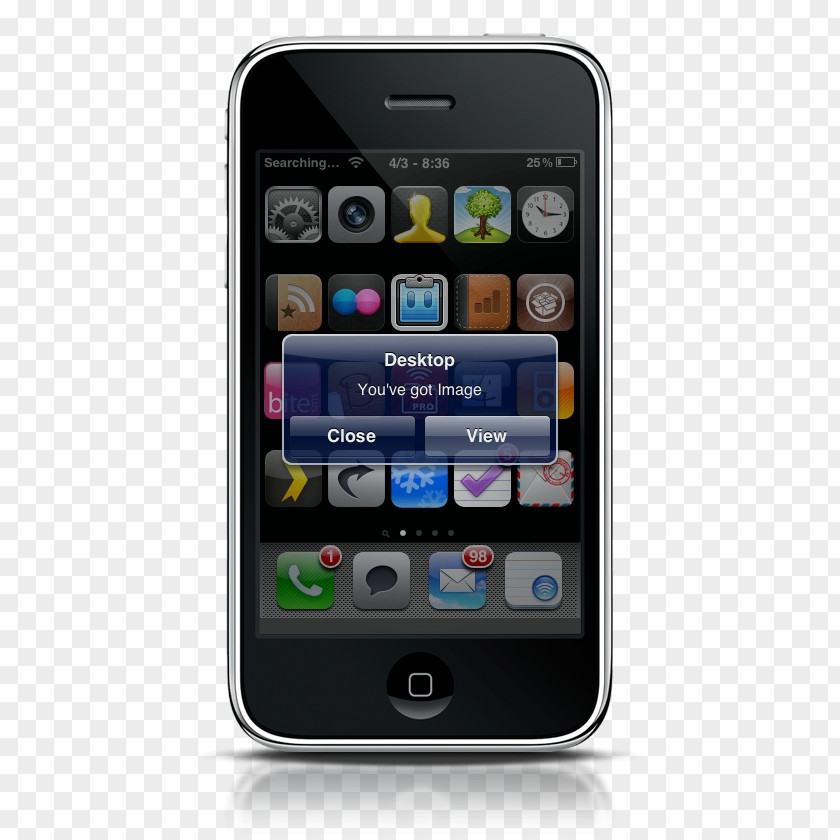 Iphone Notification Feature Phone Smartphone Handheld Devices IPhone Portable Media Player PNG