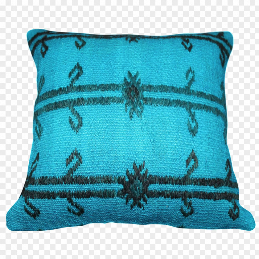 Pillow Throw Pillows Turquoise Cushion Teal PNG