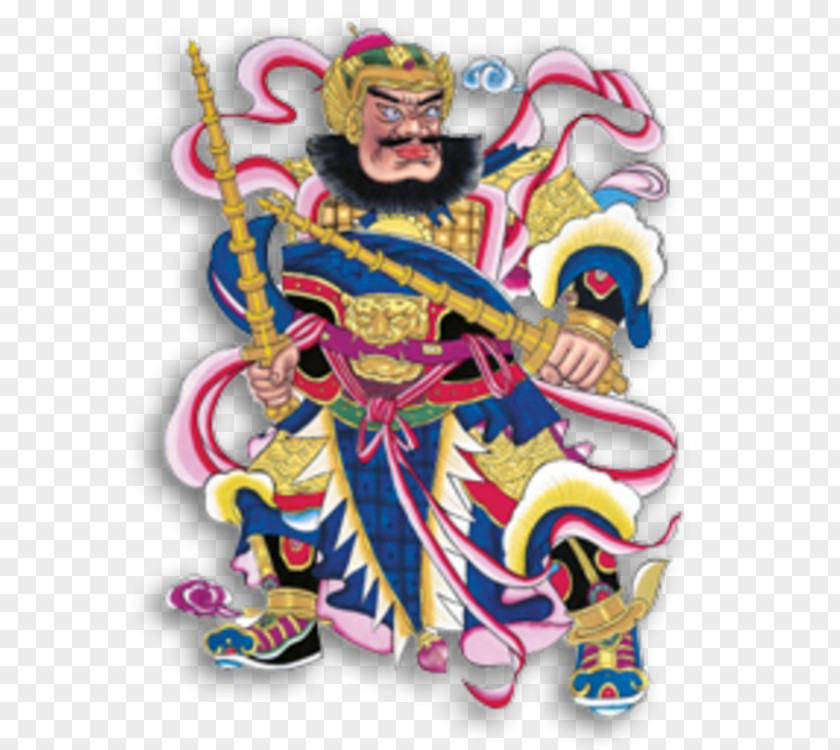 Communis Symbol Menshen Image Deity New Year Picture Chinese PNG