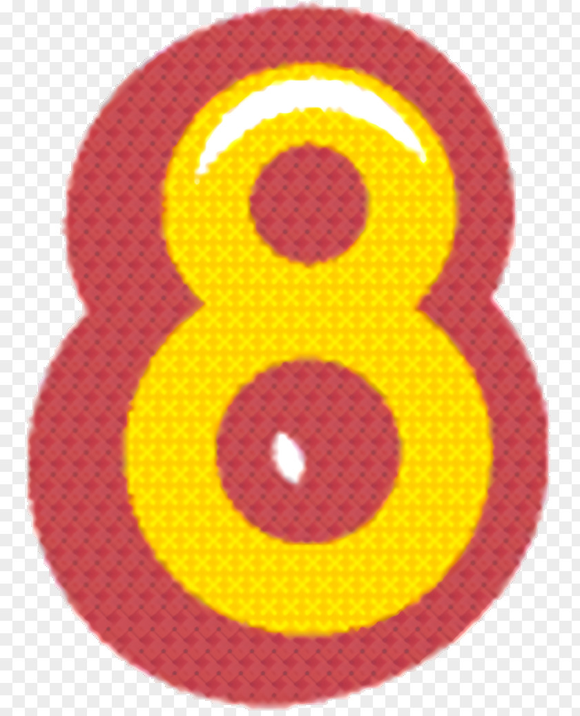 Magenta Symbol Yellow Circle PNG