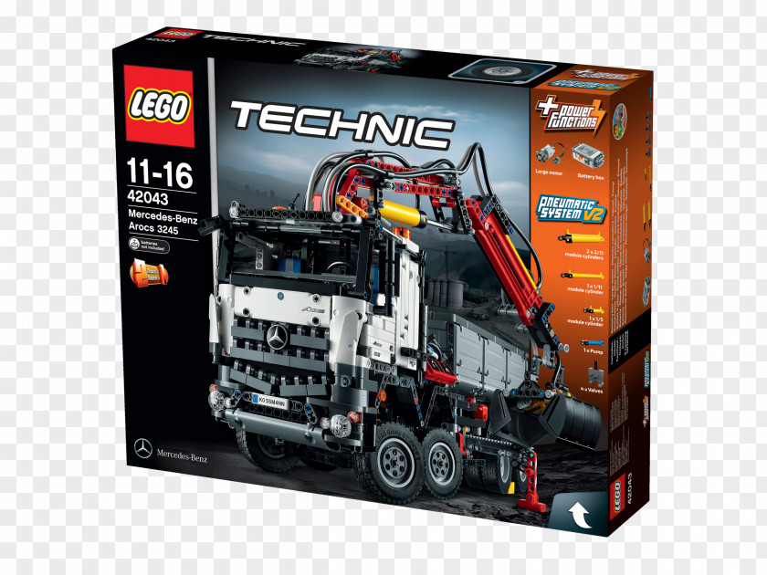 Mercedes Benz Mercedes-Benz Arocs Lego Technic Toy Block PNG