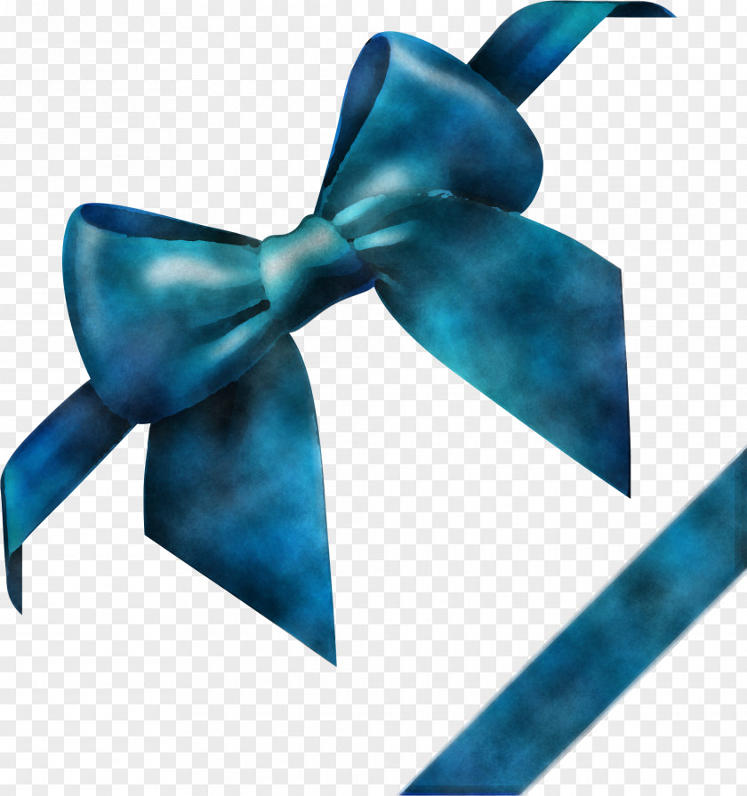 Tie Electric Blue Bow PNG