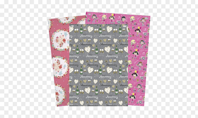Wrapping Paper Pink M Place Mats RTV PNG
