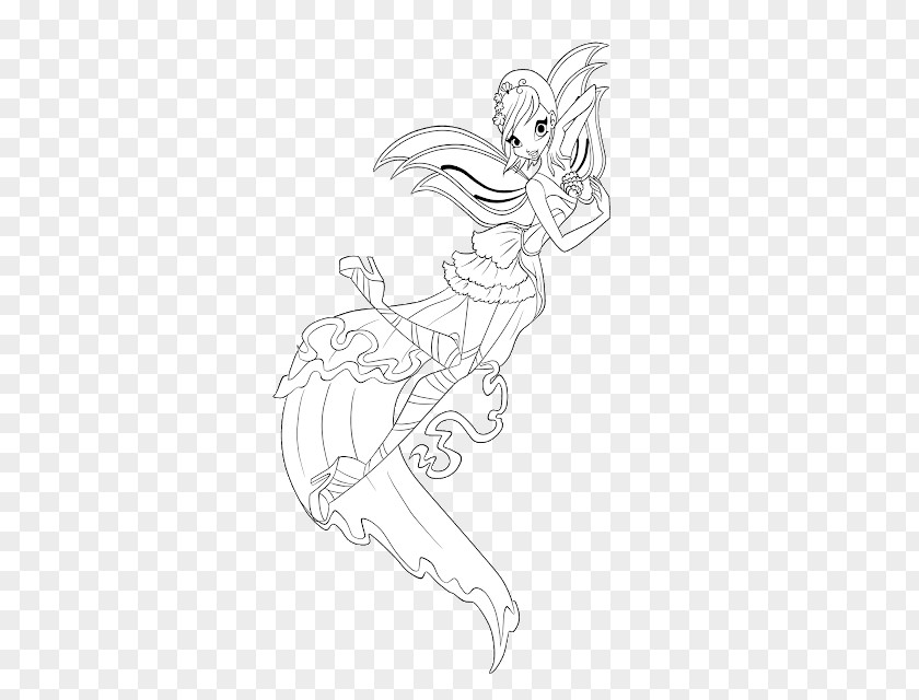 Bloom Winx Season 7 Aisha Roxy Stella Coloring Book PNG