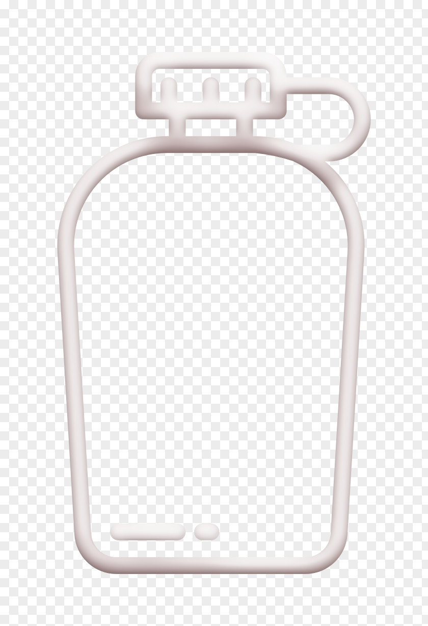 Camping Outdoor Icon Canteen Flask PNG