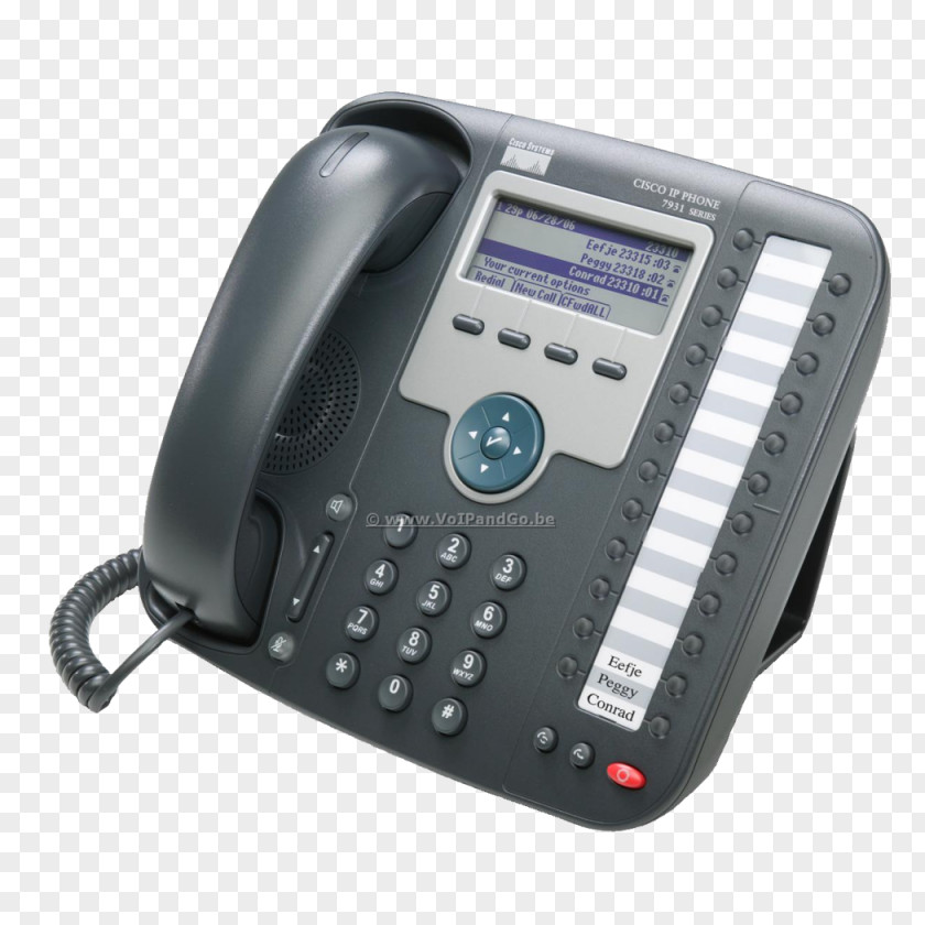 Cisco 7975G VoIP Phone Telephone Unified Communications Manager Systems PNG