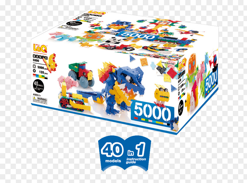 Interlocking Building Blocks Amazon.com LaQ Basic 5000 Construction Set Toy PNG