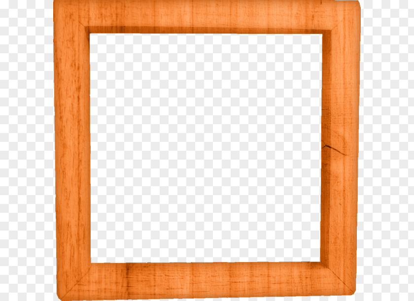 Orange Frame Picture PNG