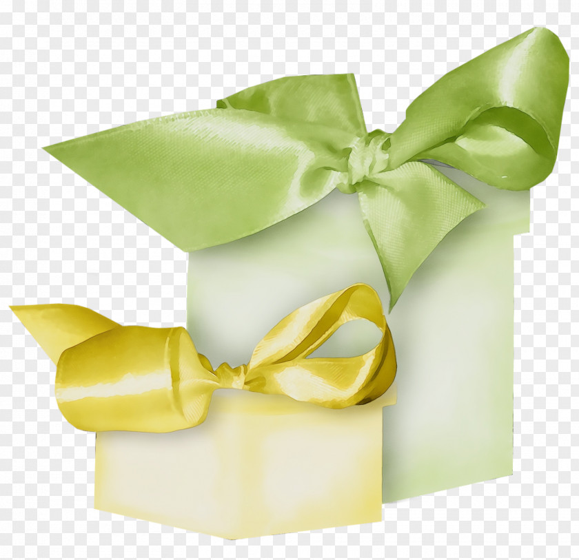 Party Favor Wedding Favors Ribbon Green Yellow Present Gift Wrapping PNG