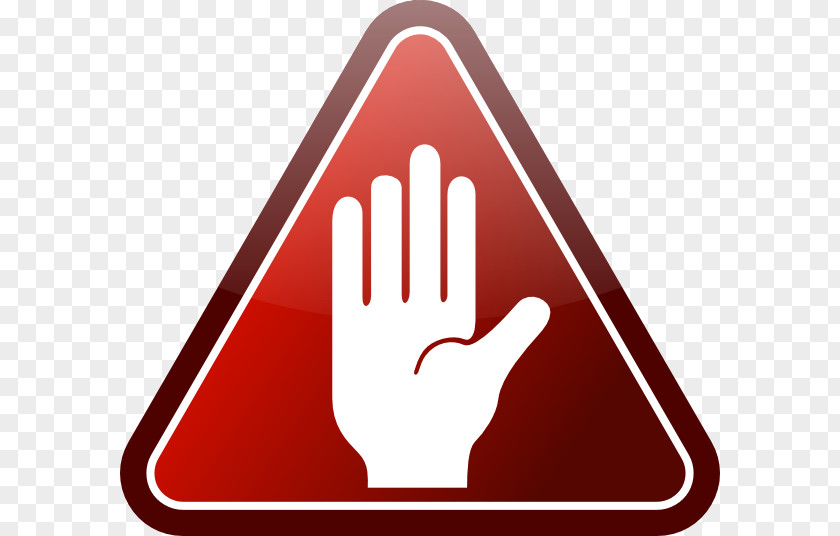 Sign Stop Hand Clip Art PNG