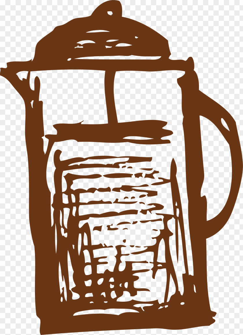 Simple Brown Tea Set Coffee Green PNG