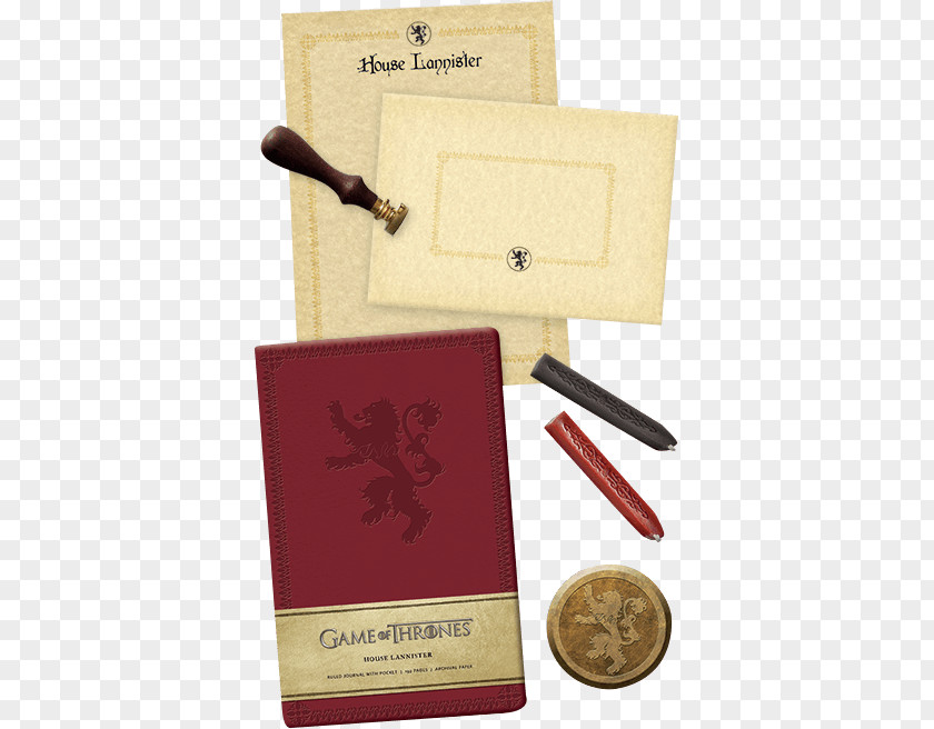 Stationery Set Paper Game Of Thrones: House Lannister Deluxe Jaime Tywin PNG
