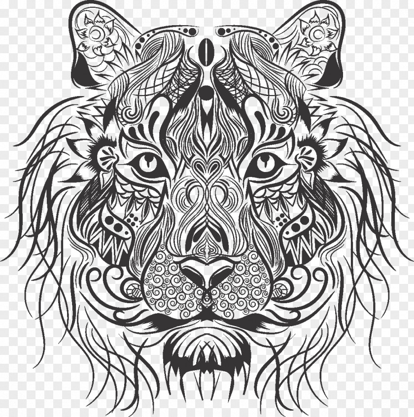 Tiger Lionhead Rabbit Drawing Whiskers PNG