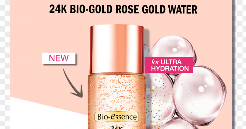 Water Rose Gold Oil PNG