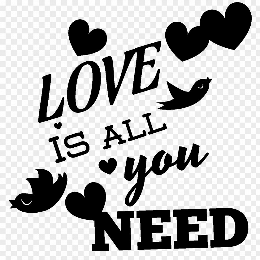 All You Need Is Love Logo Brand Text Font PNG