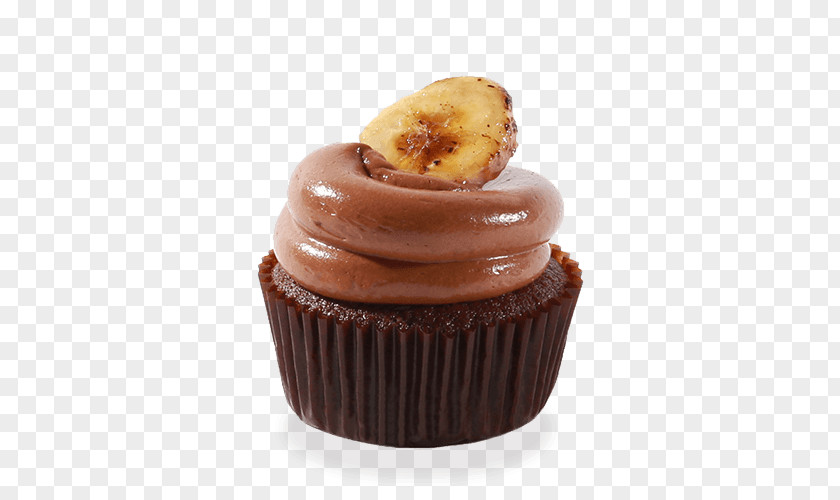Banana In Chocolate Cupcake Truffle Peanut Butter Cup Praline PNG