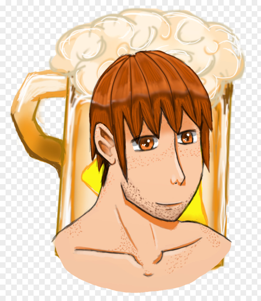 Beer Ad Face Cheek Arm Drawing Forehead PNG