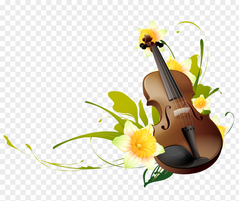 Brown Violin Download PNG