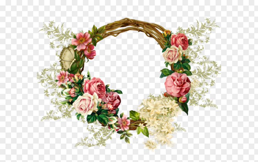 Floral Wreath Picture Frames Cuadro PNG