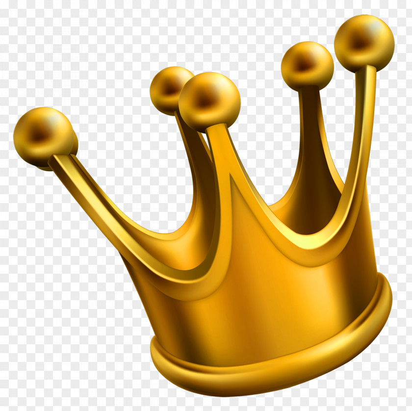 Golden Crown Clip Art PNG