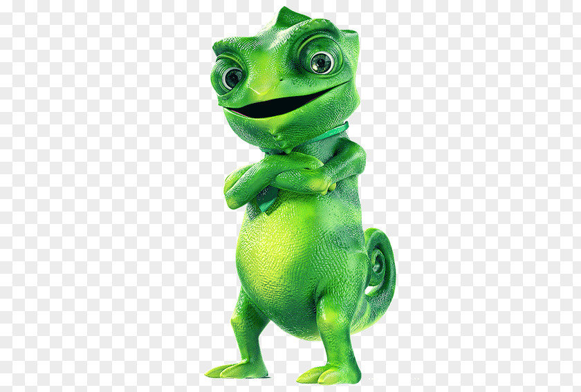Like A Boss Frog Chameleons Figurine PNG