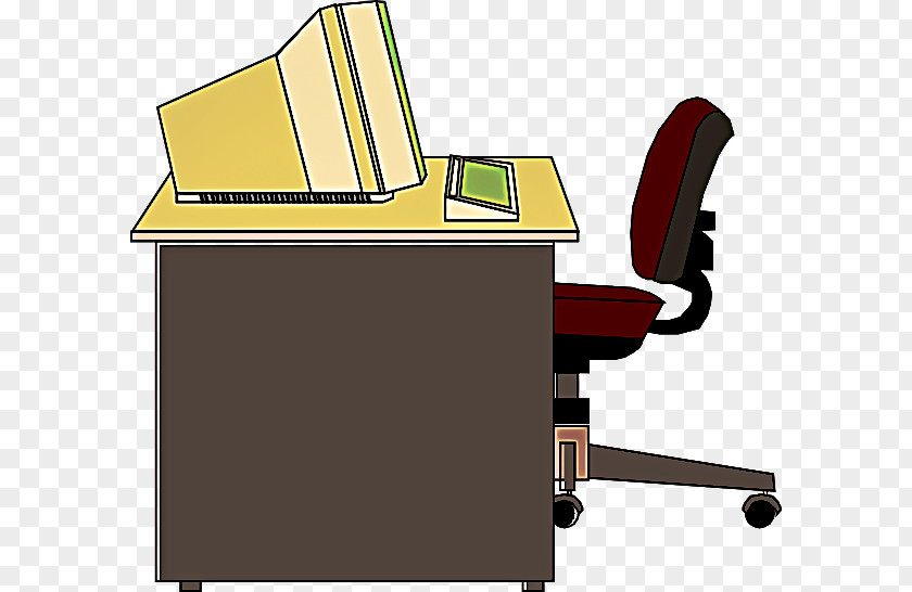 Table Desk Furniture Chair Clip Art PNG