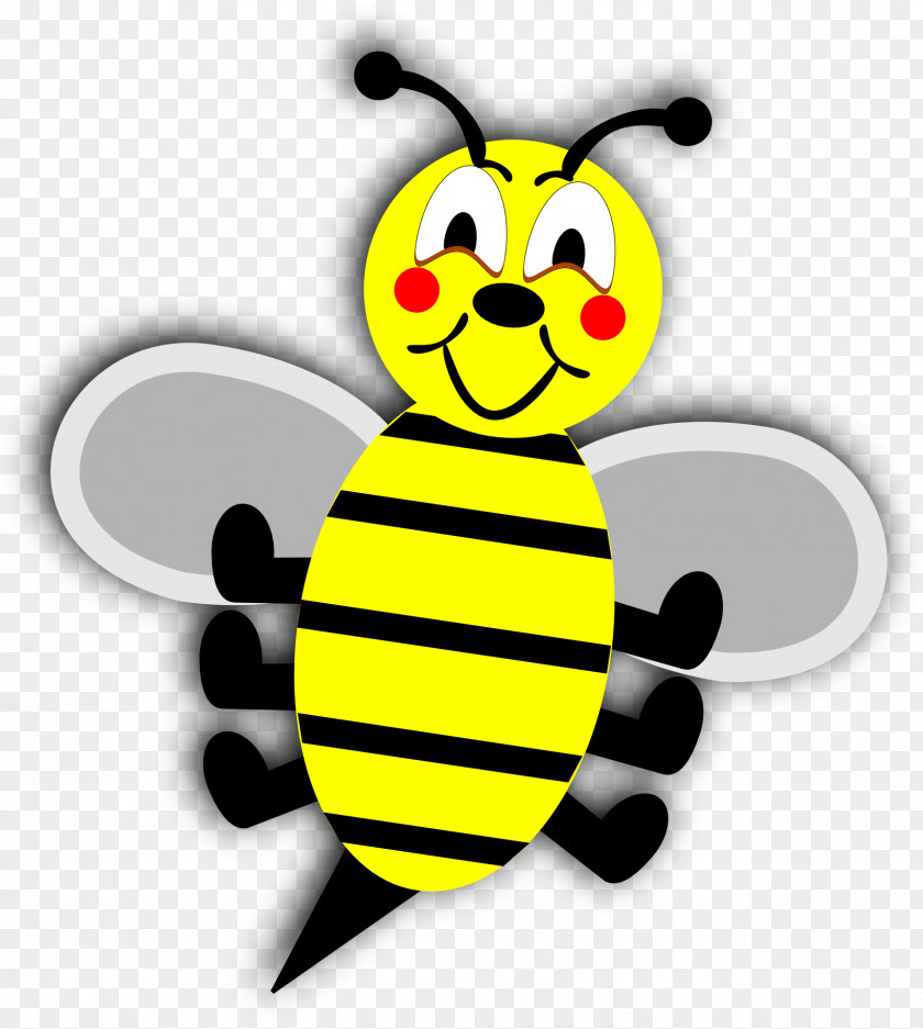 Cartoon Bee Insect Clip Art PNG