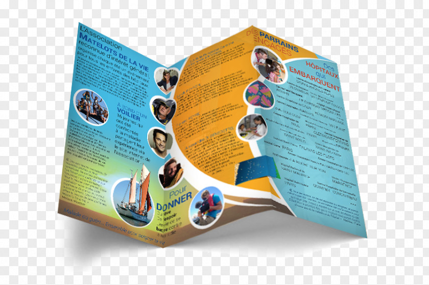 Design Folded Leaflet Brochure Text PNG