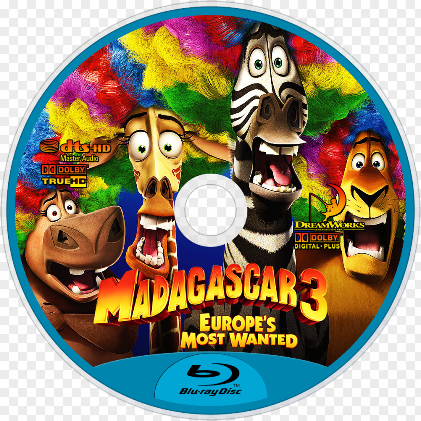 Dvd Blu-ray Disc DVD Madagascar Film Compact PNG