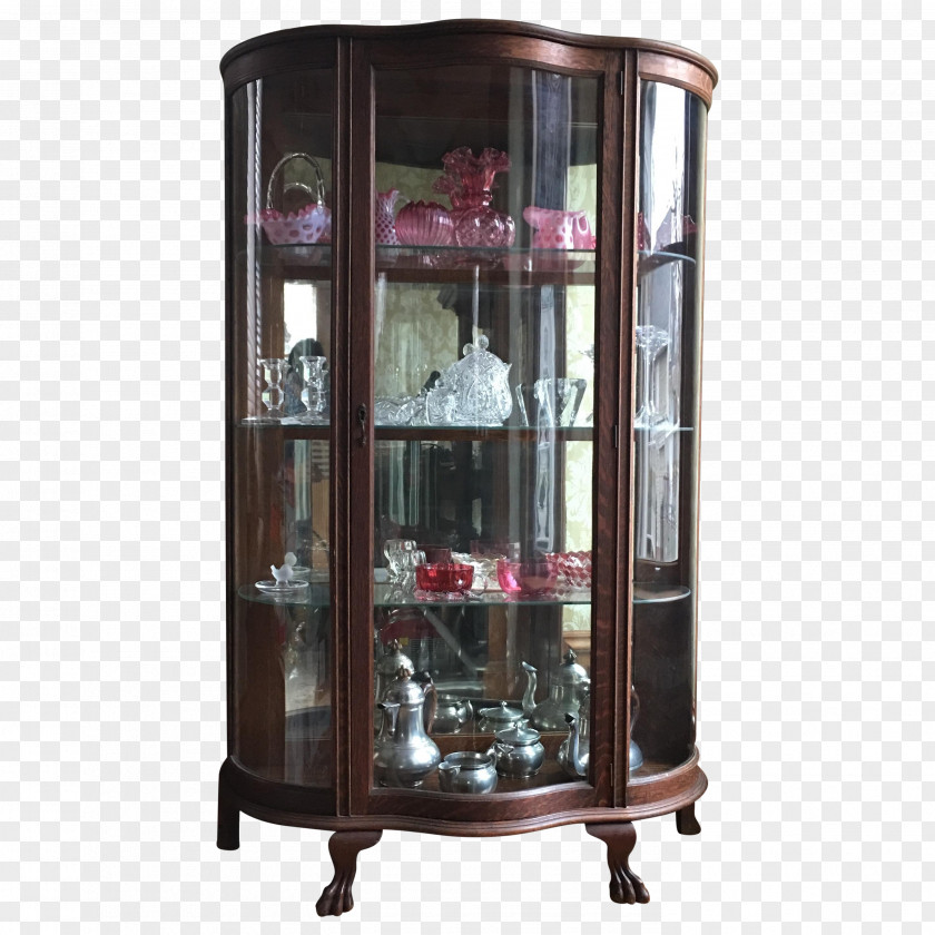 Glass Display Case Shelf Cabinetry PNG